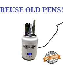 The original Pensauna!! Pen rejuvenator- Pen Warmer- Pen Heater- WHITE