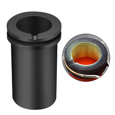 5KG High Purity Graphite Crucible Refining Tool for Electric Melting Furnace US