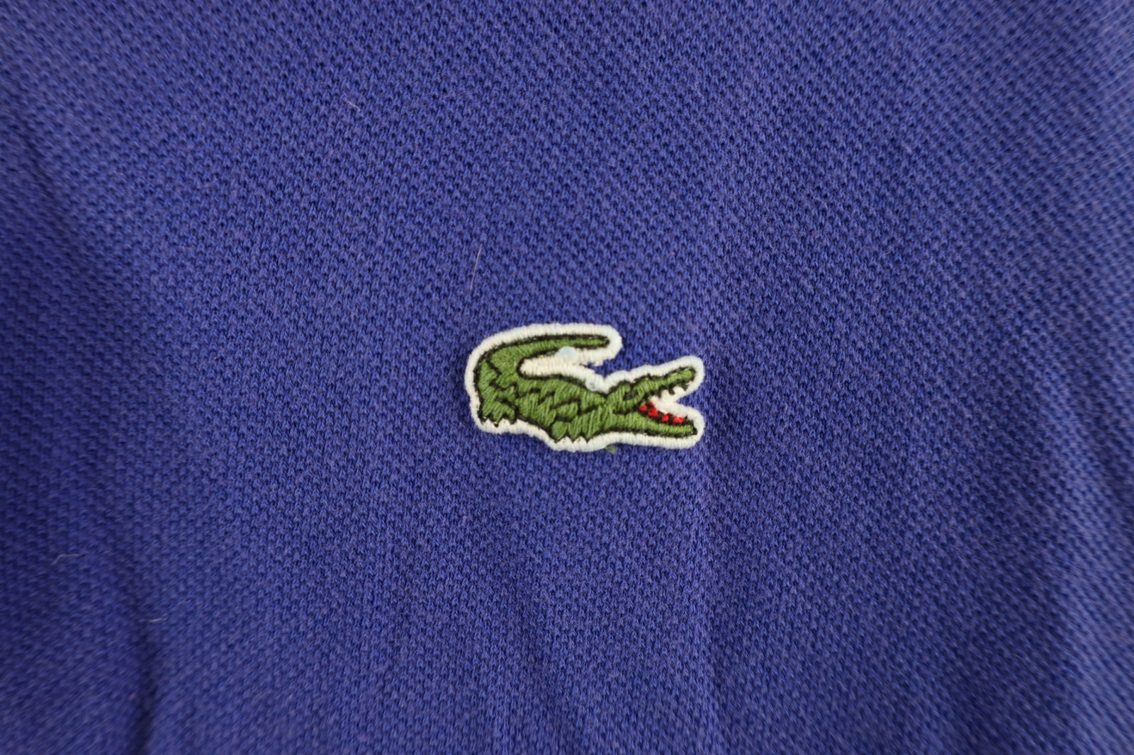 Vintage 90s Lacoste Mens FR 6 US XL Distressed Croc Logo Collared Polo Shirt thumbnail 4