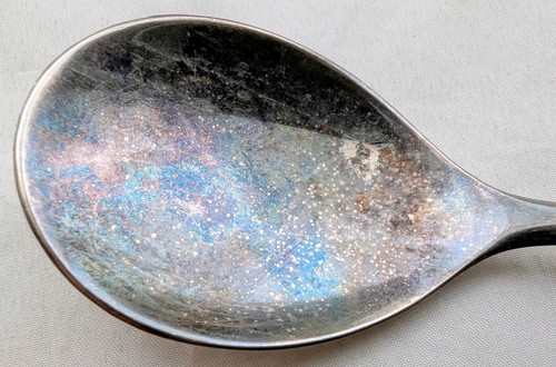 Vintage versilberter 9 Zoll Löffel - Bild 4 von 7