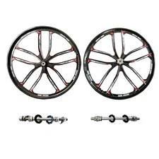 CDHPOWER 26" 10 Spoke Bike Wheel Rim Front & Rear 100x135mm for MTB Road Bicycle