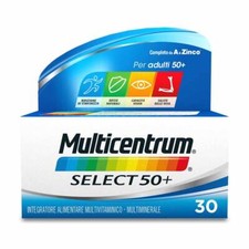 Multicentrum Select 50+ Integratore Multivitaminico Vitamina B Calcio, 30 Cpr