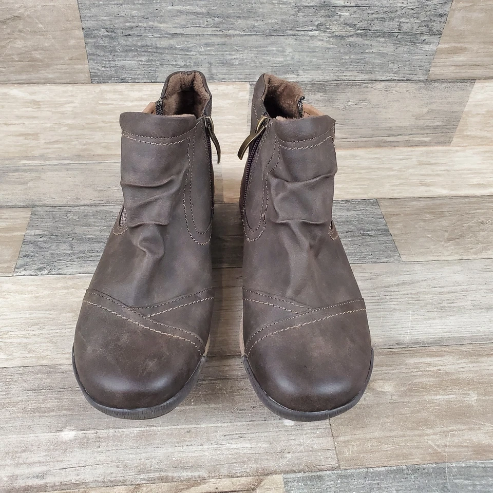 Spring Step Womens Ankle Boots Sz 7.5 - 8 EU 38 Side Zip Bootie - Image 2 of 4