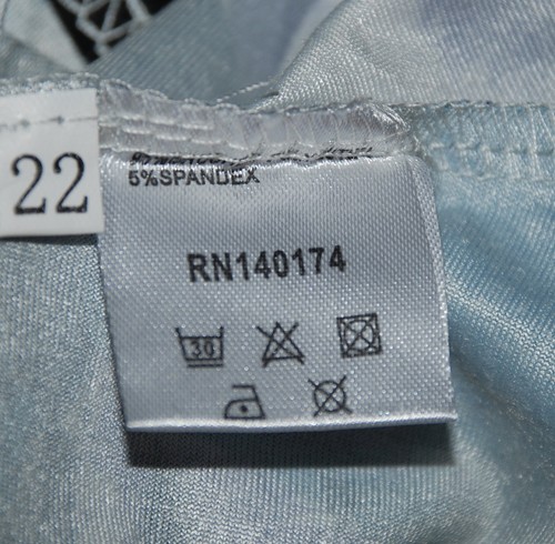 XL NUEVO CON ETIQUETAS R & B Maxi Vestido Floral Sin Mangas Blanco y Azul con Bolsillos - Imagen 7 de 7