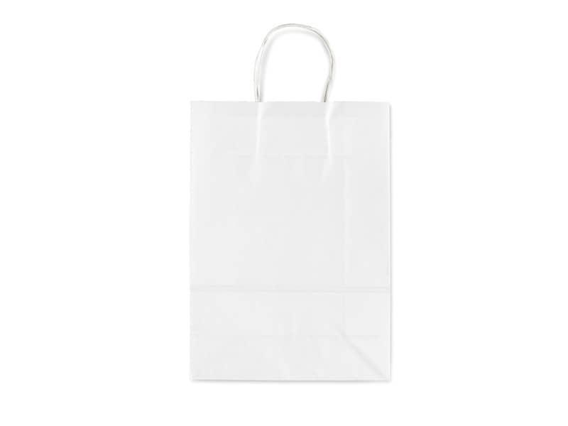 Sacchetti da regalo Rex-Sadoch Allegra tinta unita 22x10x27 cm bianco conf. da 2