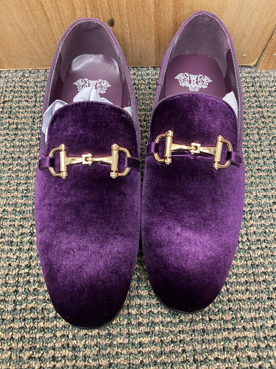 Purple velvet hotsell dress shoes