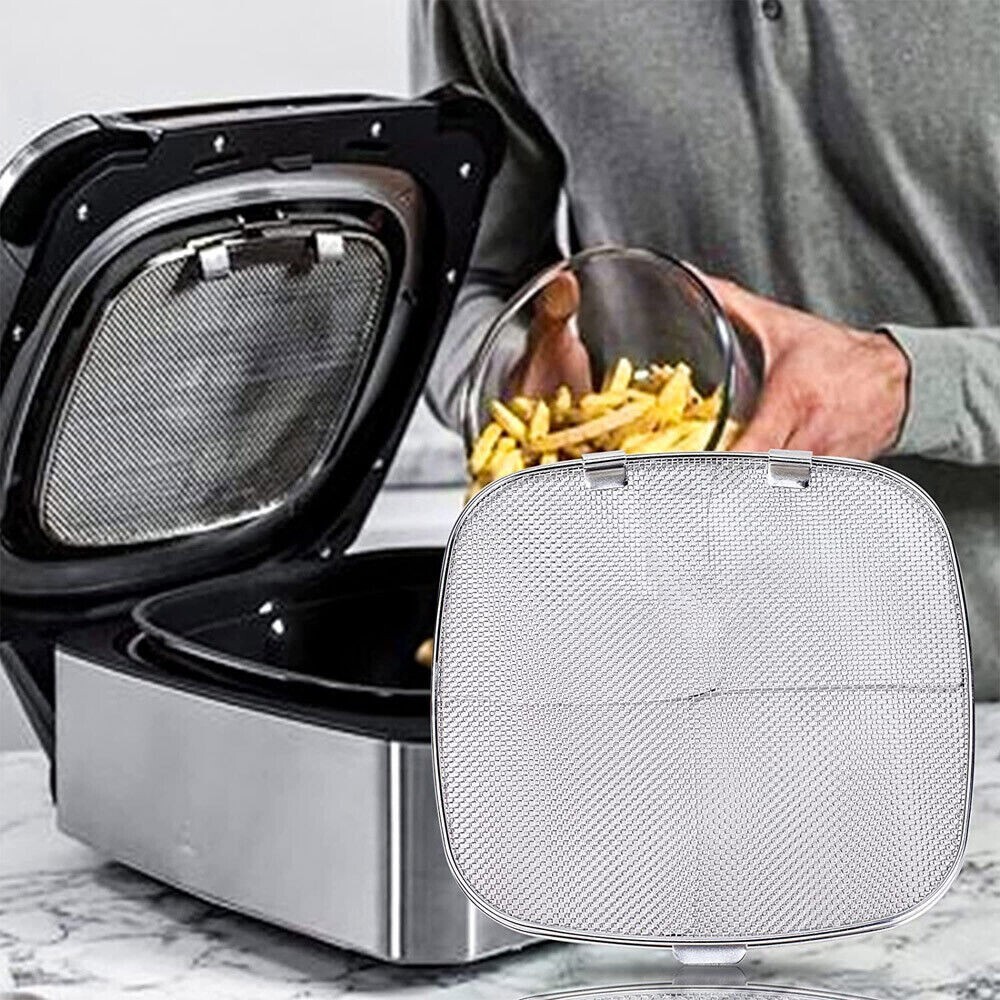 Splatter Shield Stainless Cover For Ninja Foodi Health Grill & Air