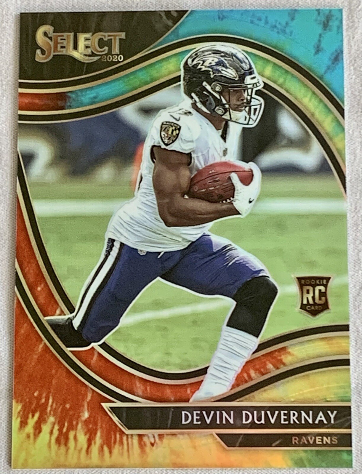 Devin Duvernay 2020 Panini Select Field Level Tie Dye Prizm /25
