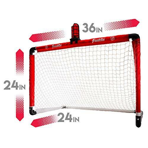 Franklin Sports Mini Hockey Goal Set NHL Light Up Knee Hockey Goal