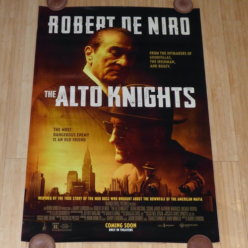 THE ALTO KNIGHTS 2025 ORIGINAL ROLLED DS 1 SHEET MOVIE POSTER ROBERT DE NIRO