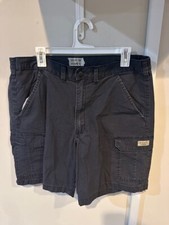 Men's Navy Wrangler Cargo Shorts Size 36 LGO