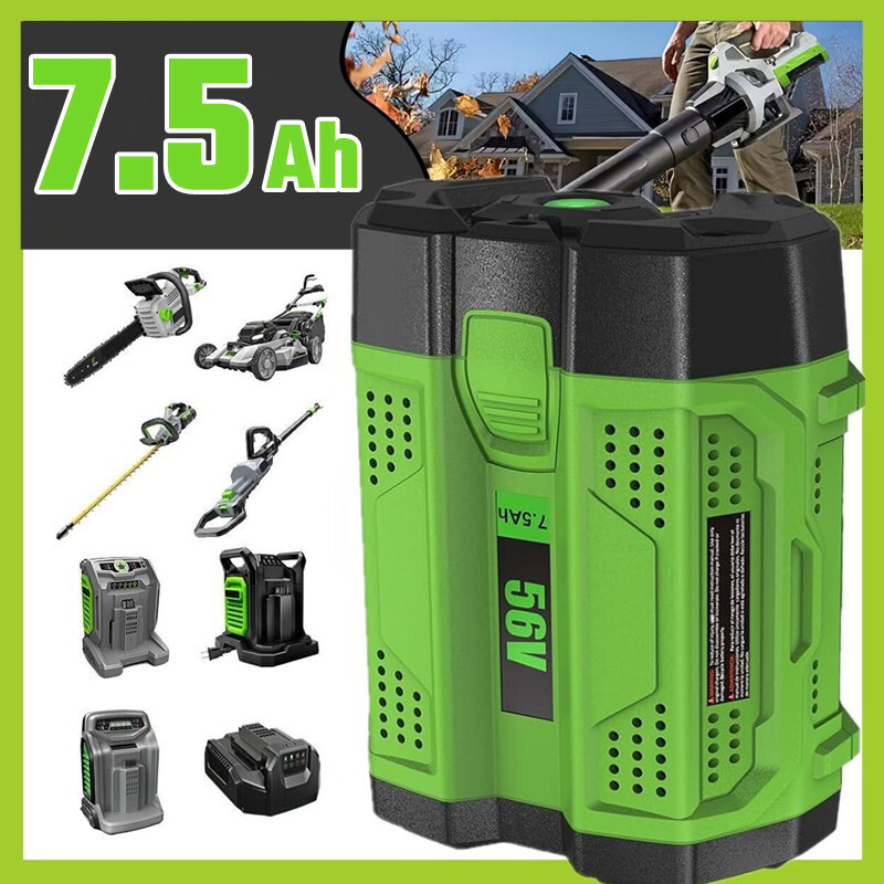 10.0Ah 7.5Ah Battery for EGO 56V 56 Volt Tools Chainsaw,Leaf