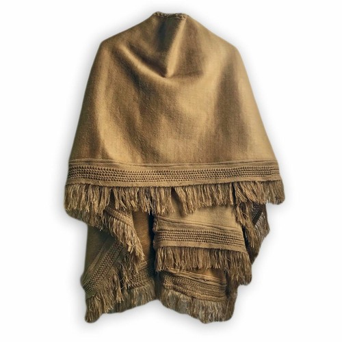 Baby Alpaca Wool Poncho Cape Wrap Shawl Coat Unisex Handmade All seasons - Picture 12 of 20