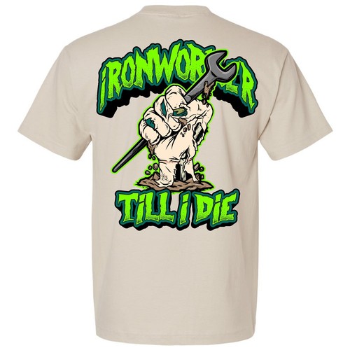 IRONWORKER T-SHIRT | SCHWEISSSER T-SHIRT| BLAUER KRAGEN T-SHIRT| IRONWORKER GEAR | - Bild 1 von 2