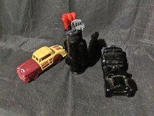 RARE VTG Avon Lot Car Golf Bag  Figure Statue Bottle Cologne Vehicle Black Red