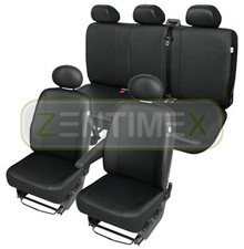 Sitzbezüge Schonbezüge SET QG für Hyundai H-1 H1 Kunstleder schwarz