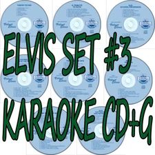 Karaoke ELVIS PRESLEY 8 Disc CD+G set#3 Music Maestro,POP, ROCK,GOSPEL NEW