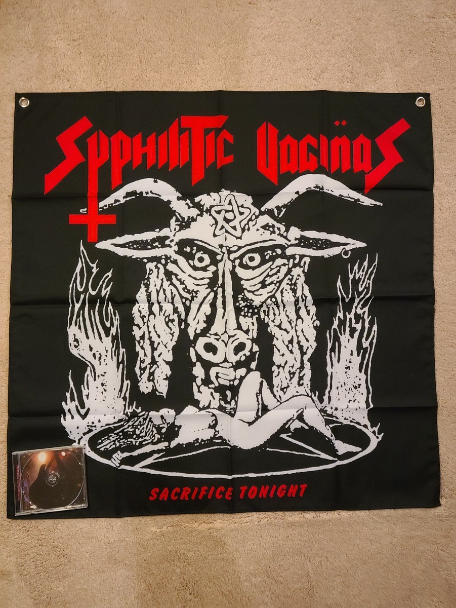 SYPHILITIC VAGINAS cloth poster flag 35 x 35 inches | eBay