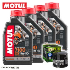 Ducati ST4 S 2001-2006 Tagliando Olio Motul 7100 4T 15W-50 4 litri filtro