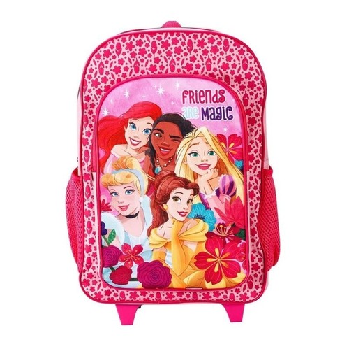 Trolley Bagaglio Ragazzi Ragazze Bambini Zaino Scuola con Ruote Cabina Personaggio Valigia - Foto 11 di 28