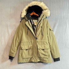 Garage Parka Jacket Womens Sz Xs Removable Liner Faux Fur Lined Hood Snow Coat