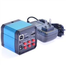 14Mp Tv Hdmi Usb Industry Digital C-Mount Microscope Camera Tf Video Recoder aa