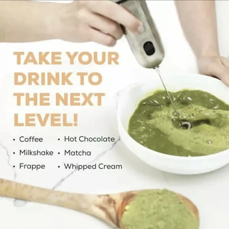 Espumador de leite oficial Café Casa - 2 velocidades portátil - Café com leite expresso - EUA - Imagem 3 de 4