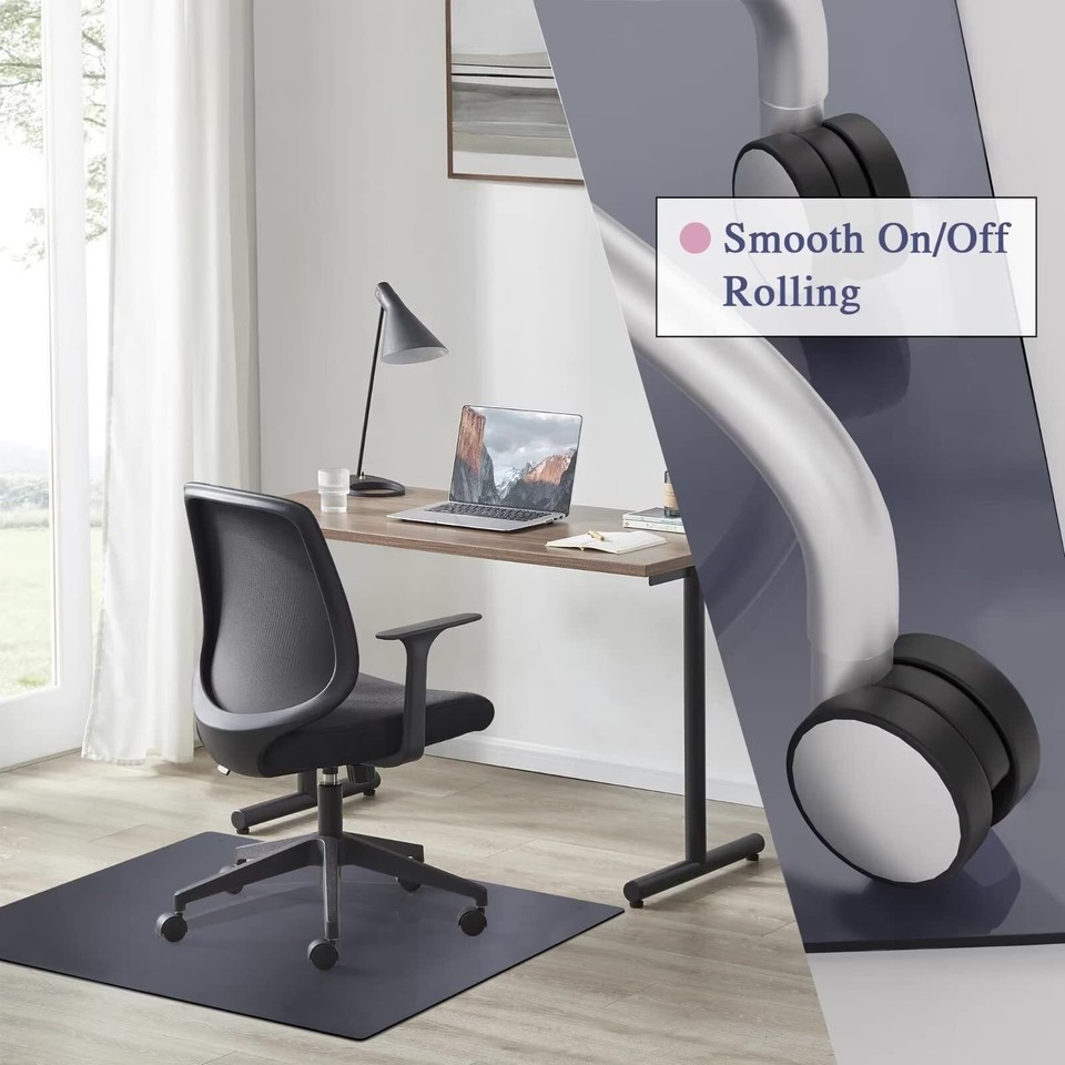 Tempered Glass Chair Mat Desk Chair Mat for Carpeted Floors Office