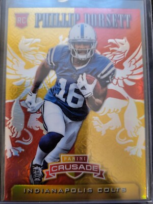 Phillip Dorsett 2015 Panini Crusade Red/Yellow CR11 /99 (RC) Ind Colts