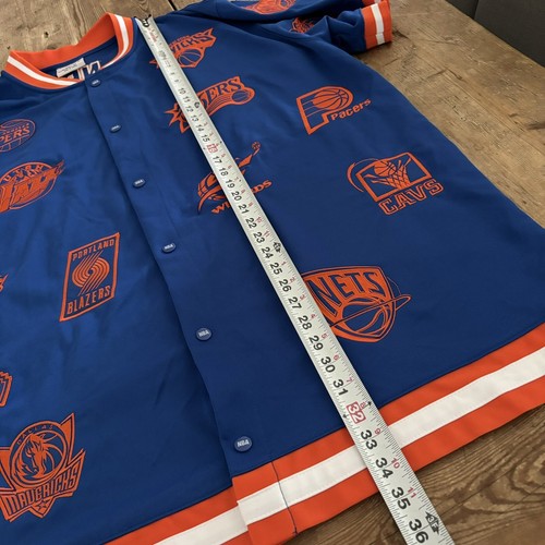 Giacca da tiro NBA All Team Logo Unico Uomo 3XL Warm Up Knicks Colori Patch - Foto 6 di 8