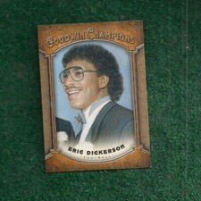 ERIC DICKERSON - NFL HOF - 2014 GOODWIN CHAMPIONS BASE CARD # 82 - RAMS - NFL