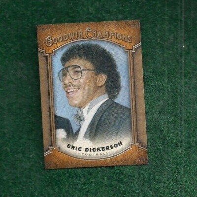 ERIC DICKERSON - NFL HOF - 2014 GOODWIN CHAMPIONS BASE CARD # 82 - RAMS - NFL