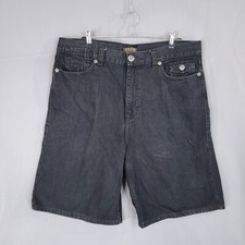 Blac Label Men's Denim Bermuda Short High Rise Black Size 38