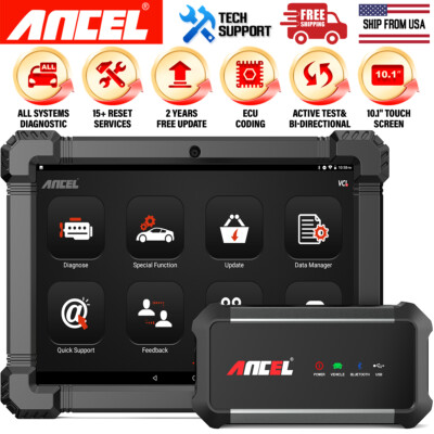  Ancel X7 Automotive OBD2 Scanner Diagnostic All System Tool TPMS ABS SAS IMMO