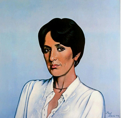 1985 Joan Baez Famous People Portrait By Paul Davis Art