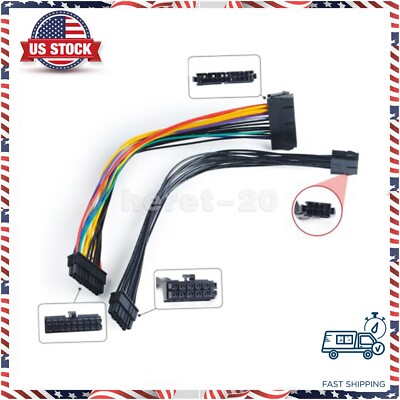 For HP Z440 Server ATX 24Pin to 18P+8pin to 12pin Adapter Power Supply Cable
