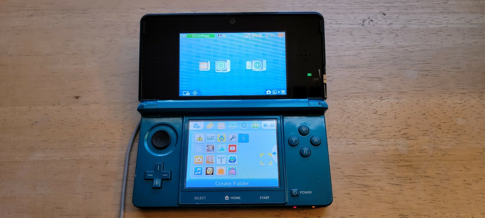 Details about Nintendo 3DS Console - Aqua Blue