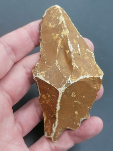 Middle Paleolithic Neanderthal France Mousterian scraper Levallois Nice patina! - Picture 6 of 15