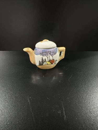 Mini Lustreware Teapot From Child Tea Set