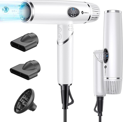 Hair Dryer, slopehill Professional Foldable Blow Dryer, Ionic Hairdryer
