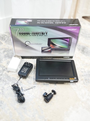 LILLIPUT 668GL-70NP/H/Y 7" HDMI Monitor mit BNC Composite und Component Eingängen