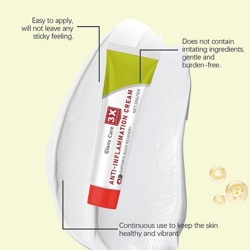 Men's Private Part Anti-itch Care Cream Deodorant Ointment Anti-itch Cream New - Picture 12 of 19