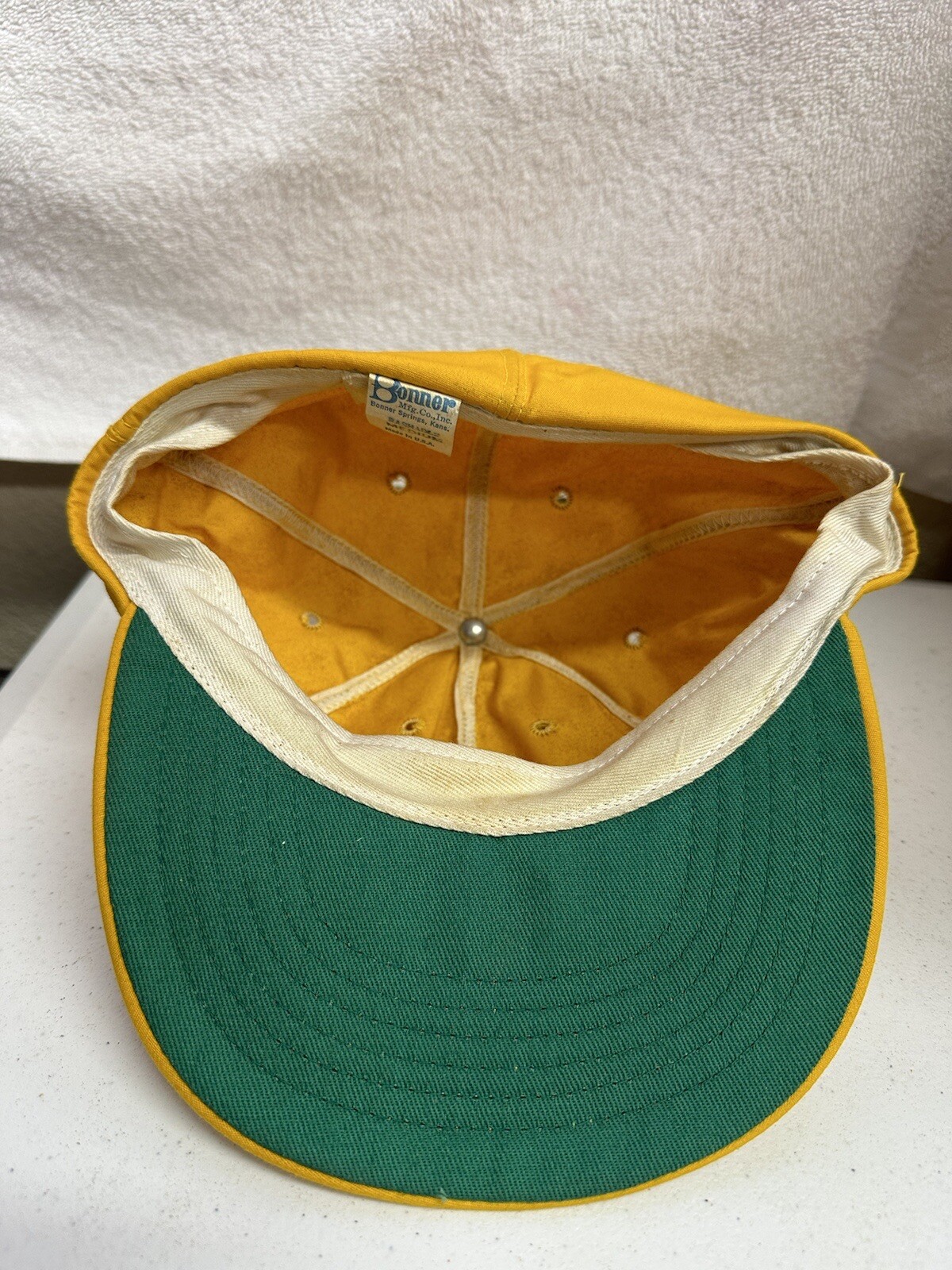 Vintage Davis Medium Fitted Patch Baseball Cap Tr… - image 3