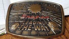 Snap-On Belt Buckle Leading The Way SSX-1232 BTS Solid Brass Shelf H2