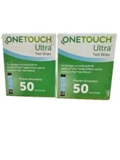 100 One Touch Ultra Blue Diabetic Blood Glucose Test Strips  3/2026