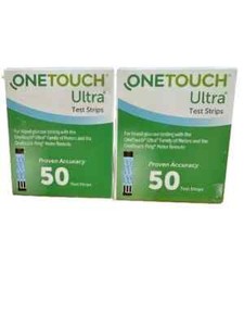 OneTouch Ultra Blue Diabetic Test Strips, 50 Count - Pack of 4