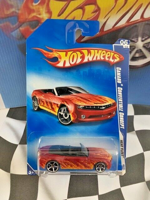 Hot Wheels 2009 HW Heat Fleet 6/10 122 2008 Chevrolet Camaro Convertible Concept