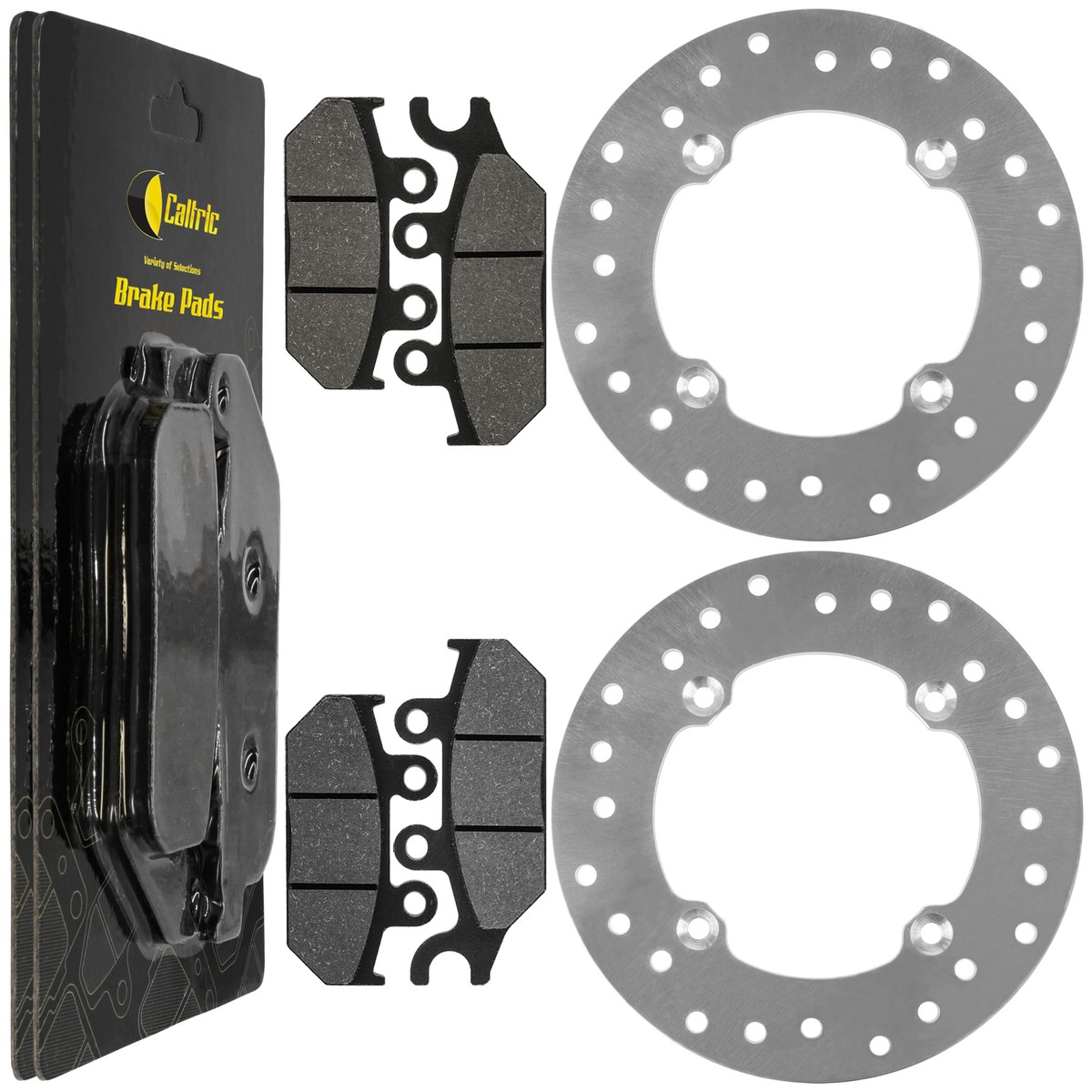 Caltric Front And Rear Brake Pads For Can-Am Commander Max 1000 2014-2018 - Foto 9
