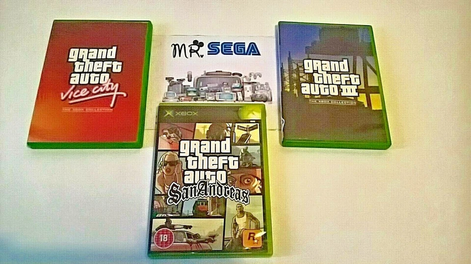 GRAND THEFT AUTO SAN ANDREAS, GRAND THEFT AUTO VICE CITY & GRAND THEFT AUTO 3 - Image 1 of 3