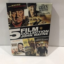 5 Film Collection: John Wayne (DVD, 2015, 5-Disc Set) Cowboys Trail Liberty Hata